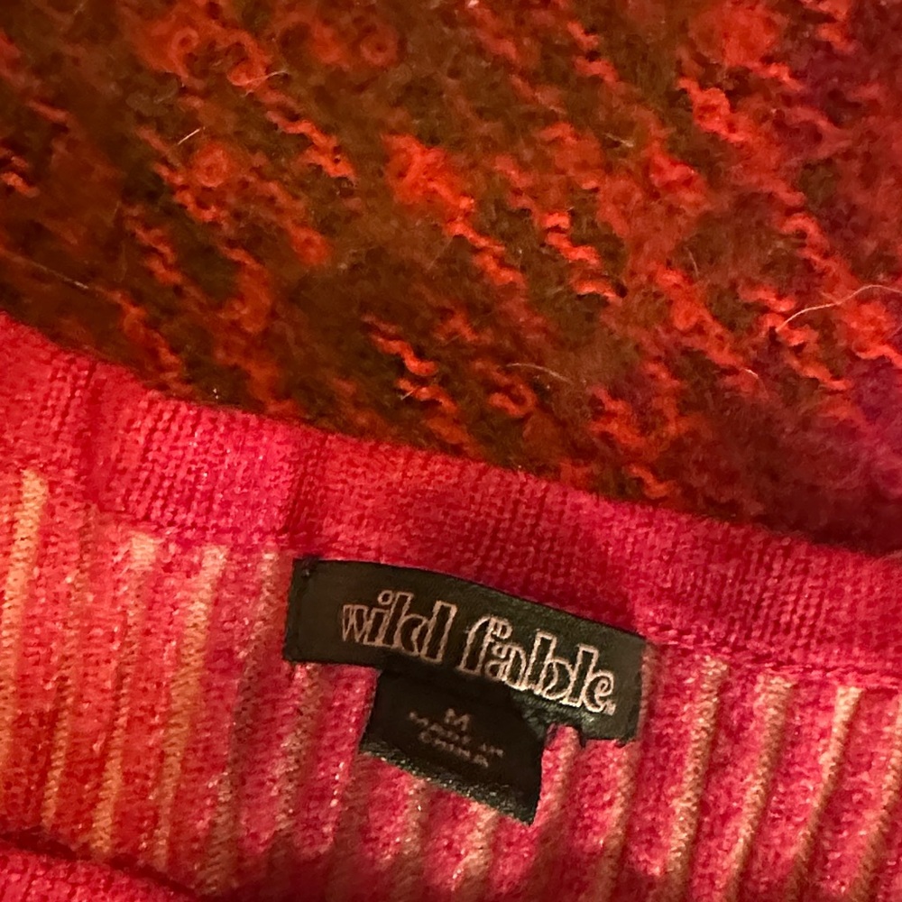 Wild Fable Fuchsia Ribbed Crop Top - Picture 4 of 4